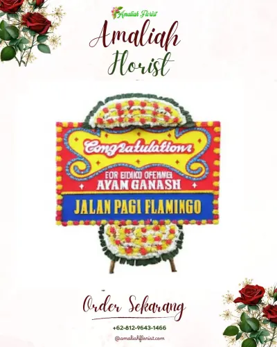 Bunga Papan Congratulation di Muncanglarang